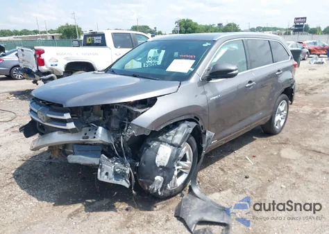 2018 Toyota Highlander Hybrid Limited z USA, uszkodzony, nr VIN 5TDDGRFH1JS043100